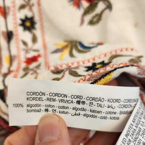 ZARA cotton jacket with embroidery - Picture 4 of 6